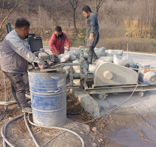 永昌路面下沉注浆